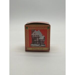David Winter Cottages Tudor Manor House Christmas Ornament John Hine Studios NEW